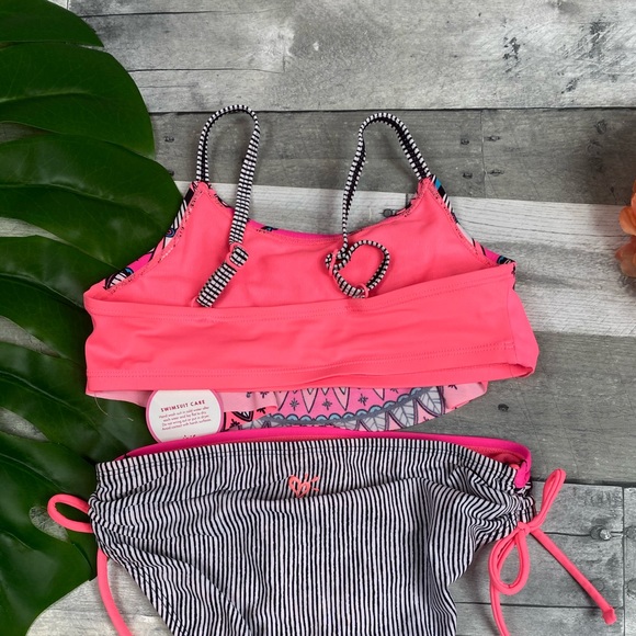 Justice tribal bikini swimsuit - Picture 7 of 8